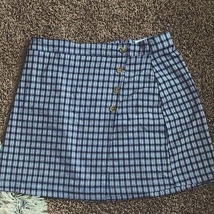 Hollister Plaid Mini Skirt